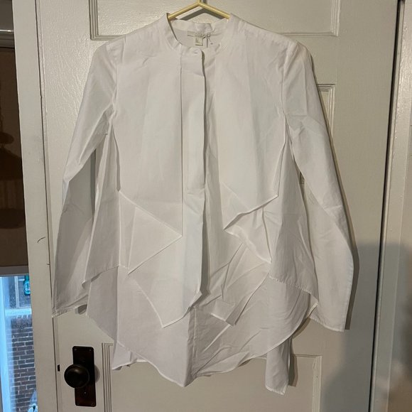 NWT COS Asymetrical White Blouse - Picture 1 of 6
